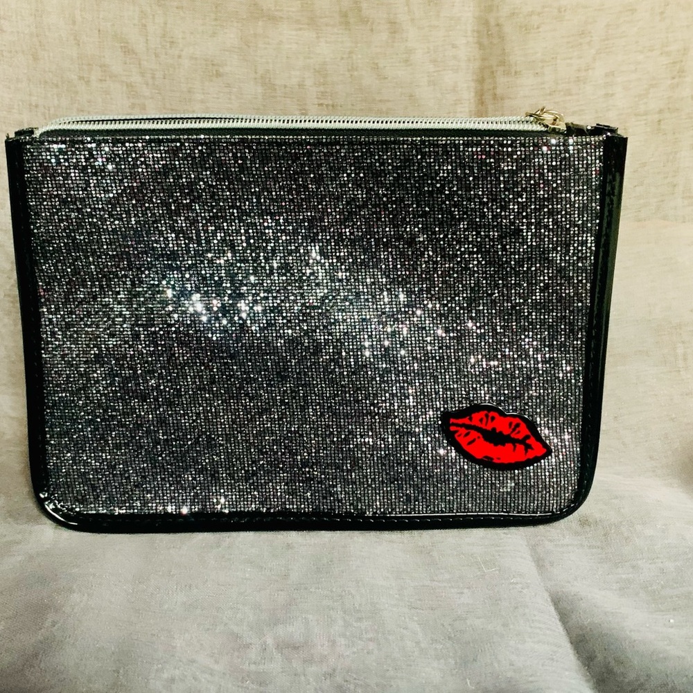 Glittery Clutch Purse Makeup Bag